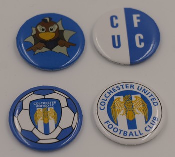 Set of 4 Button Badges